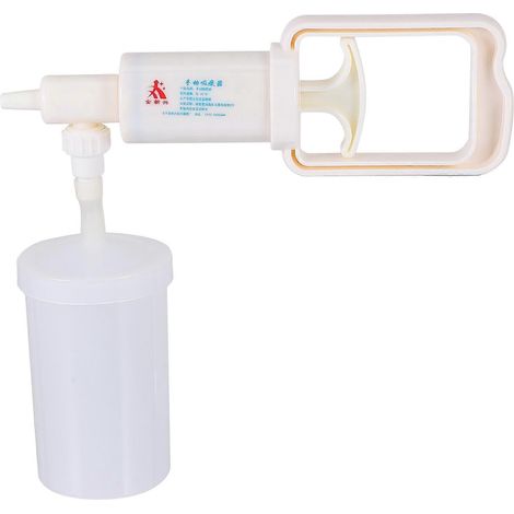 Aspirateur de mucosités domestique portable manuel (1 pièce)-21X6.5CM-White (1/3)