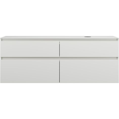 burgbad Lin20 Waschtischunterschrank inklusive Konsolenplatte, (1/2)