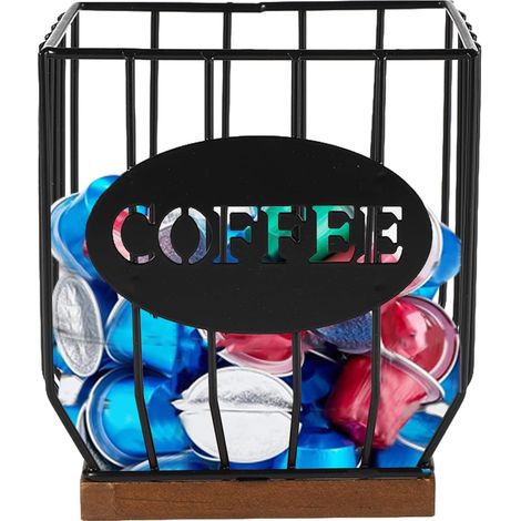 Porta capsule di caffè, scatola per capsule di caffè, distributore di capsule di caffè, organizer per capsule di caffè da banco