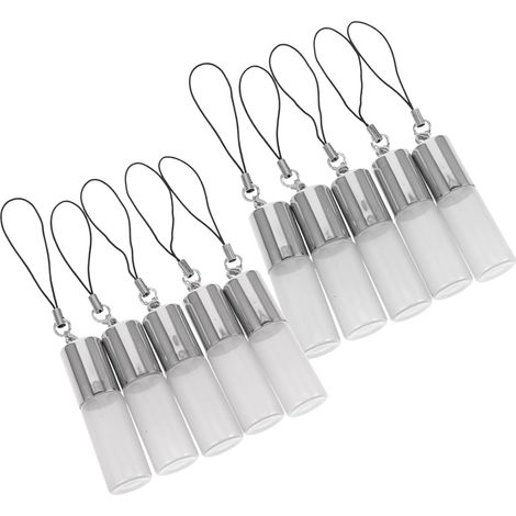 10pièces Fons Verre Vides de Lot de Petits Fons pour Huiles Essentielles ou Parfum Rechargeables et Étanches (1/5)