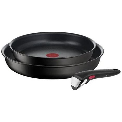 Set 2 padelle Tefal Ingenio Eco Resist nere antiaderenti