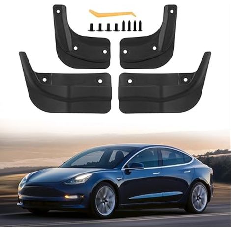 Model 3 Highland 2024 Bavettes Anti-éclaboussures Ailes Aucun Perçage Voiture Highland 2024 Accessoires (1/5)