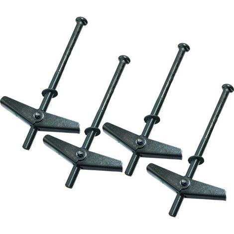 Lot de 100 chevilles à ressort pour fixation murale 50 mm, 5 mm, 90 mm (1/2)