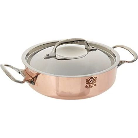 DE BUYER 6241.20 Prima Matera Pentola Bassa in Rame e Acciaio Inox 20 cm per Induzione colore Rame (1/4)