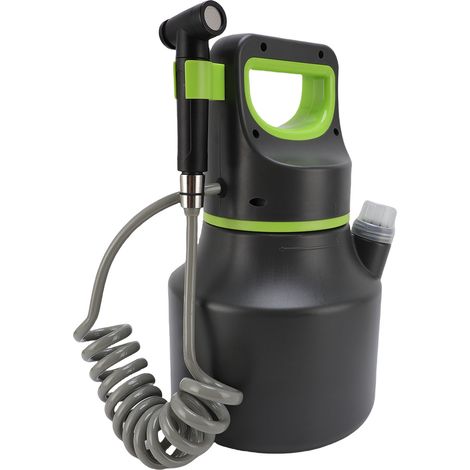 Pulvérisateur à batterie électrique 5L rechargeable transportable avec poignée pour jardin pelouse maison (1/5)