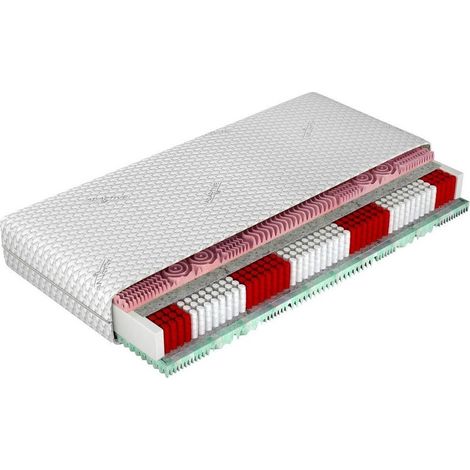 Colchón Grand Multi , Con muelle (Multipocket), Respirable, Dos caras, 7 zonas anatómicas, Poliuretano espuma fría hr, Fieltro, Propiedades ortopédicas, La espuma de poliuretano (1/2)