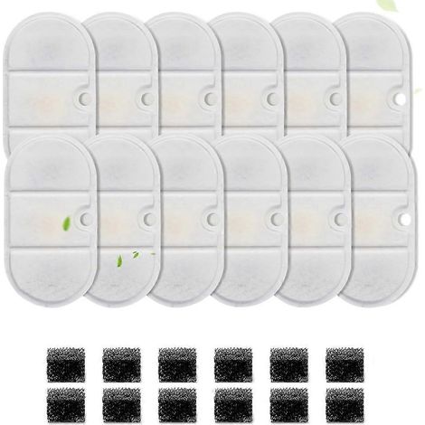 Filtres de rechange pour fontaine à eau pour chats PETLIBRO 71 oz/2,1 L - Filtres à triple filtration (1/5)