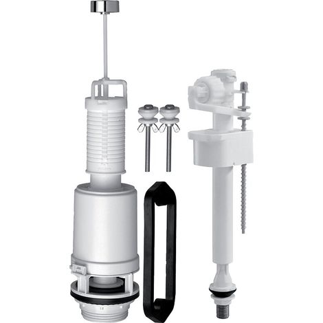 Siamp – Mécanisme de chasse d'eau Porcher ASP 43/99B – Longueur 200mm – Pour installation en milieu humide – Réf. 38 9954 10 (1/6)