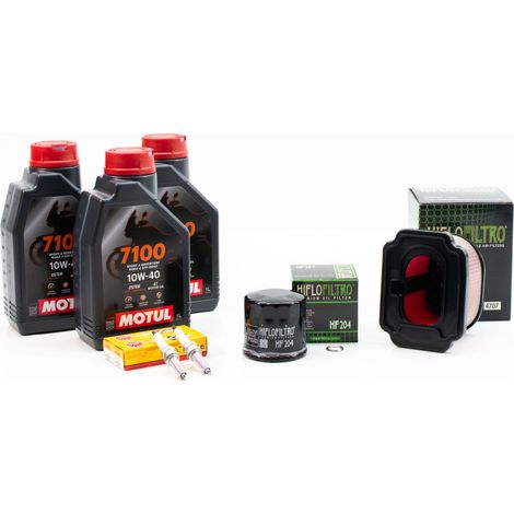 Kit Entretien Révision pour YAMAHA MT-07 de 2014 à 2025 - MOTUL 7100 10W40 3L
