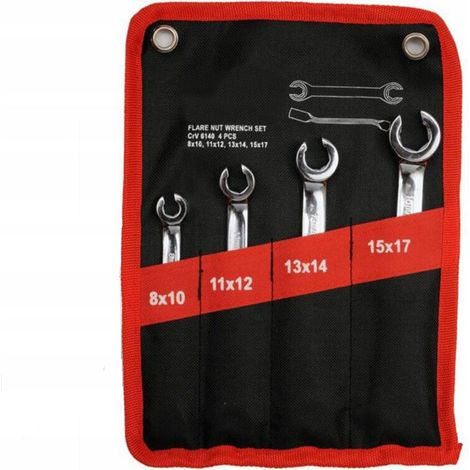 Set di chiavi ad anello semiaperte per tubi freno da 8 a 17 mm (1/5)