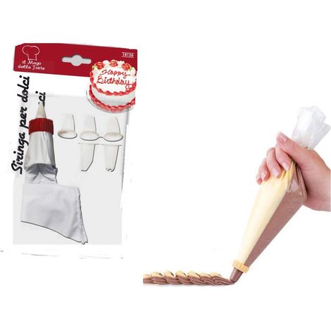 Sacca per Dolci con 6 BECCUCCI Decorazioni Dolci E Torte Sacca Borsa Sacca A Poche