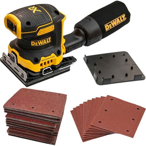 Dewalt DCW200N Cordless Brushless 18v XR 1/4 Sheet Palm Sander 50 Sanding Sheets (1/5)