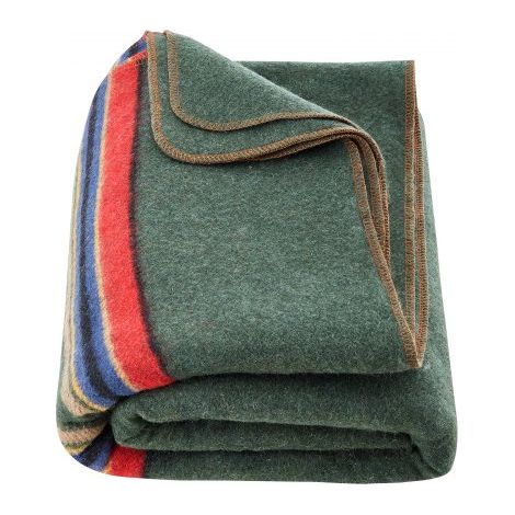 Manta de Camping 80% Lana 1,62x2,23 m Manta Grande y Cálida para Estadio Resistente al Viento Ignífuga para Exteriores, Pícnics, Senderismo, Eventos Deportivos, Exterior, Textura Multicolor (1/5)