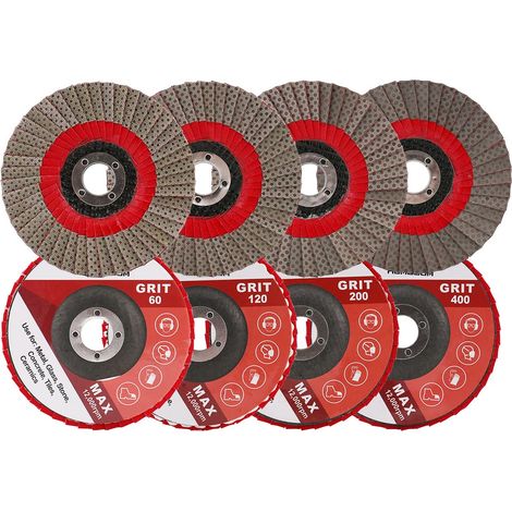 4 disque de lambeau de meule diamantée, meuleuse d'angle 100mm disque de ponçage pierre métal plastique outil abrasif (1/5)