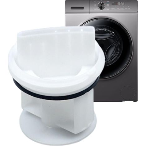 Couvercle d'étanchéité de la machine à laver, bouchon de vidange de la machine à laver Couvercle d'étanchéité de la pompe de drainage pour,Filtre à peluches, pièce de rechange de lessive pour (1/5)