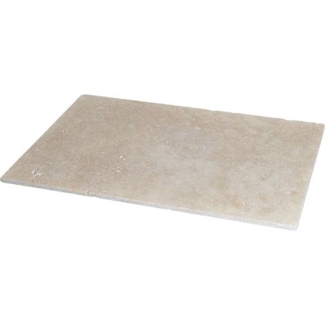 Carrelage Travertin Beige Clair 1er choix Vieilli - 91,5x61x1,2 cm (1/5)