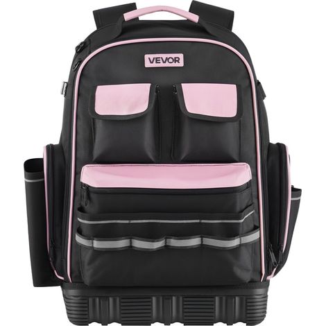 Sac à dos d'outils, 56 poches, organisateur robuste avec compartiment pour ordinateur portable, électriciens et techniciens HVAC (1/5)