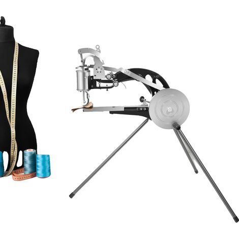 Machine à coudre en cuir, Longueur de point max 6mm, Épaisseur de couture suggérée 3-5mm, Type d'aiguille 14-16, 18, 6-roulements