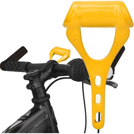 Support Vélo Route pour Tablette en Fibre de Carbone Jaune Accessoire Cyclisme