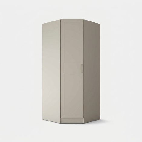 Platzsparender Eckkleiderschrank mit 1 Tür für das Schlafzimmer Shift (1/4)