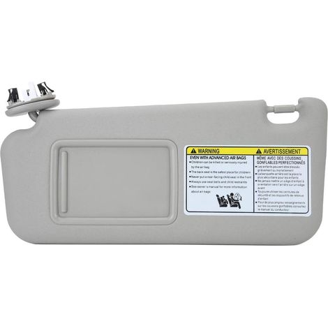 Sonnenblende für die linke Fahrerseite des Autos für 2006–2009 – Grau, schützt LKW-Teile und spendet Schatten für die Fenster