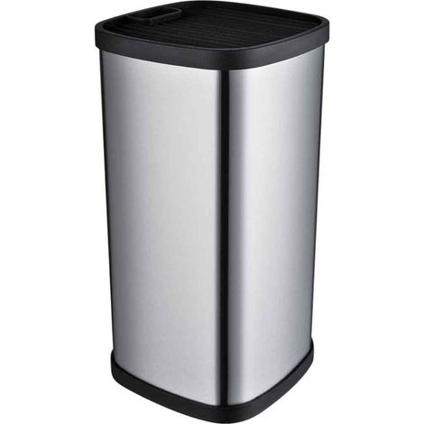 Porte-couteaux de cuisine en acier inoxydable avec insert intégré, support de rangement multifonctionnel pour couteaux, seau de rangement pour couteaux de cuisine (1 pièce) (1/5)