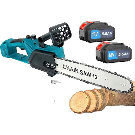 Scie Électrique, Moteur Sans Balais, Alimentée par Batterie, 12 pouces, deux batteries (1/5)