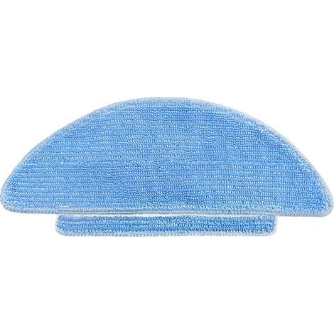 BRAVIX Lot de 4 chiffons de rechange réutilisables pour Tikom L9000, Lubluelu SL60, Accessoires d'aspirateur robot (1/5)