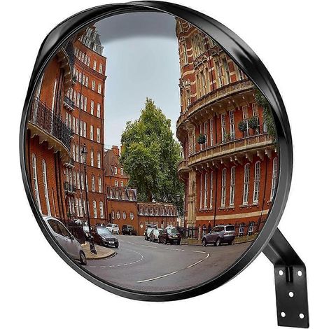 Miroir convexe en acrylique de 30 cm (12 pouces), miroir de sécurité intérieur grand angle réglable, protection contre les angles morts. (1/5)