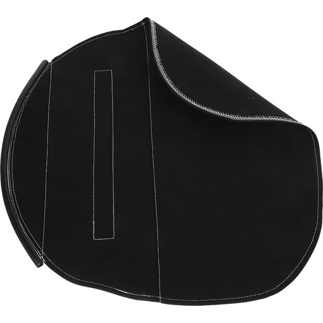 Capuche en Tissu Ignifuge de Soudure Noire pour Protection Tête et Cou Couverture Complète, Installation Facile, Usage Soudage, Limite les Brûlures Projections (1/5)