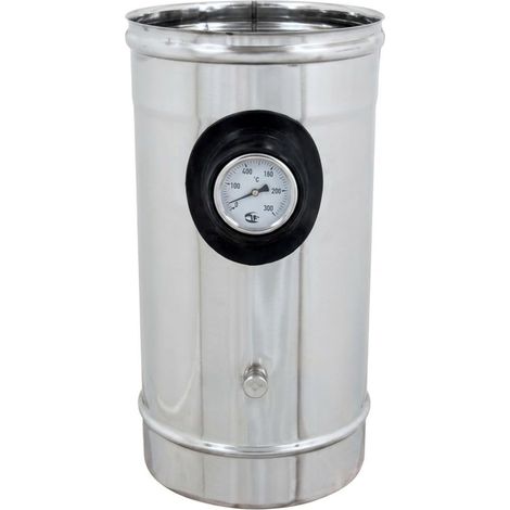MAKA Modulo Prelievo Fumi e Temperatura Canna Fumaria Acciaio Inox Ø 250 mm (1/5)