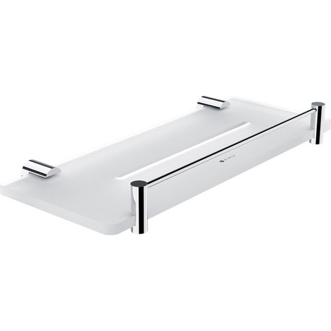 Nimco Bormo étagère de salle de bain avec cadre, chromé, 30 cm BR X430-X-26 (1/2)