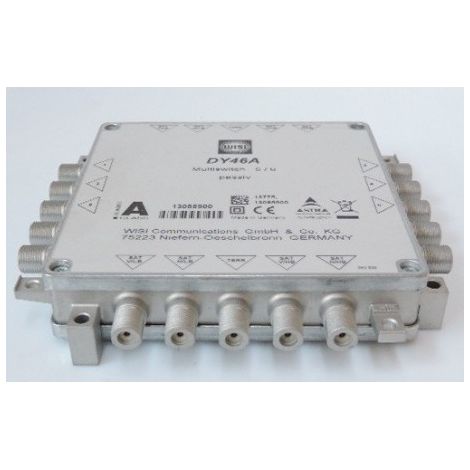 Commutateur 4entrées SAT + TER - 6 sorties cascadable WISI DY46A