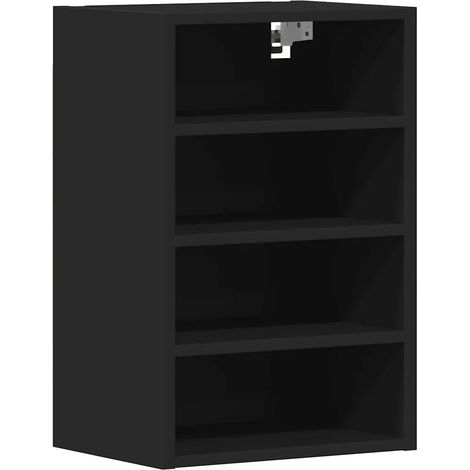 Armario de cocina mural optimizado 40 x 29,5 x 60 cm madera de ingeniería negra 020050448 (1/5)