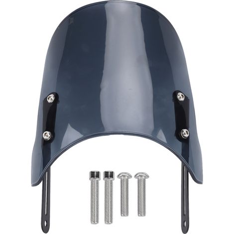 Déflecteur de vent de panneau PMMA incassable de pare-brise avant de moto avec support de montage pour Scrambler 400X 2023 – 2024 Smoky. (1/4)