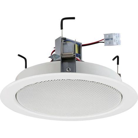 [NEUWERTIG] B-Ware Monacor Ela Deckenlautsprecher Edl 70/Ws Lautsprecher 100 V Einbau Weiß