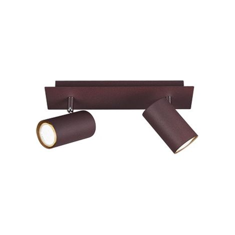 Faretto soffitto MARLEY rame anticato 2xGU10 Trio 802400224 (1/4)