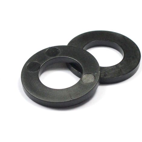 Ajile - Pour vis M8 : Rondelle plastique standard pour vis diam. M8 - NOIR