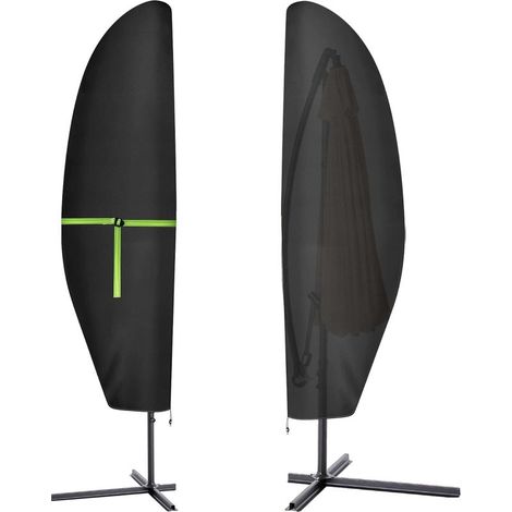 Schutzhülle für Garten-Sonnenschirme, wasserdicht, große Schutzhülle für Ampelschirme, robust, kompatibel mit Sonnenschirmen von 1 bis 3 m, UV- und windbeständig.