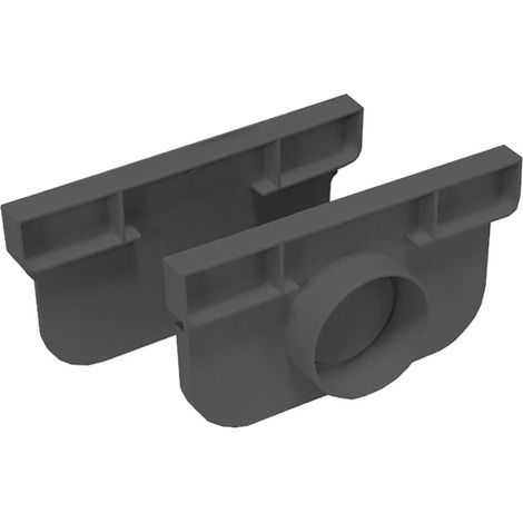 TAPPO PER CANALETTA MODULARE A15 'COMPACT' cm 11 x H. 5,4 - scarico Ø 40 mm