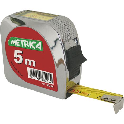 Mètre ruban just-in - Largeur (mm) : 19 - Longueur (ml) : 5 - METRICA (1/2)