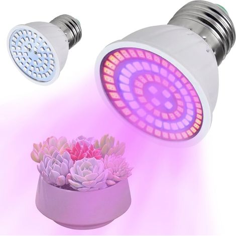 Ampoule LED horticole d'intérieur 36 W E27, spectre complet, 80 LED, pour la culture hydroponique et la floraison des plantes, 220 V CA.-AquaForge (1/5)