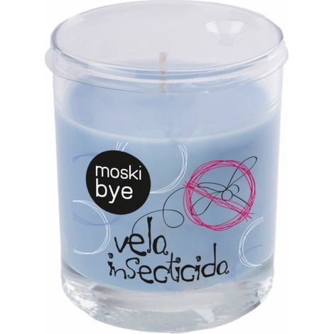 Vela insecticida vaso cristal (1/2)