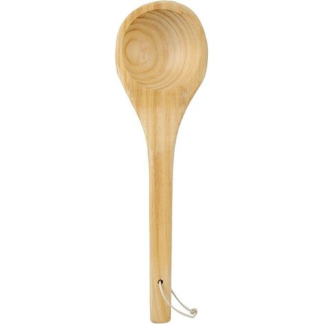 Cuillère à la main de cuillère simple de sauna, accessoires de sauna, cuillère de louche d'eau de sauna (1/5)