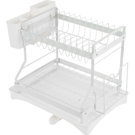 2-Tier Carbon Steel Dish Drainer (1/5)