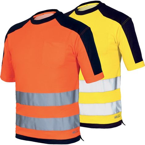 Camisa de trabajo de alta visibilidad Industrial Starter HV T-Shirt 08186 - XL - Arancione