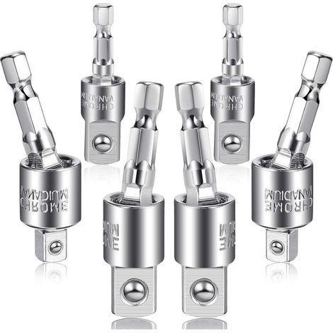6-teiliges Steckschlüssel-Adapterset für elektrische Bohrmaschinen, Adapter für Schlagschrauber, Do