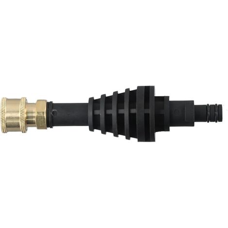 CCYKXA Short Lance Accessory Replacement Part for High Pressure Washer Machine Garden Cleaning Tool Car Cleaning Tool for Worx WA4013 Black Part Number 60046622 (1/4)