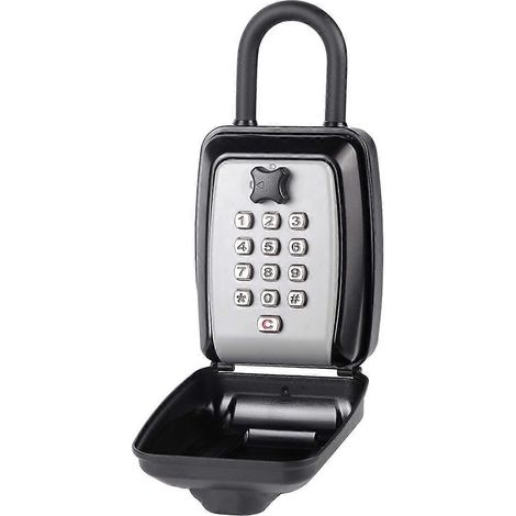 Schlüsselsafe – Geräumiger Safe mit zurücksetzbarem 12-stelligem Digitalcode (1/5)