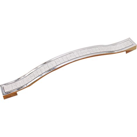 Zinc Alloy Door Knob Drawer Cupboard Wardrobe Pull Handle Furniture Fitting (All White 128mm) (1/3)